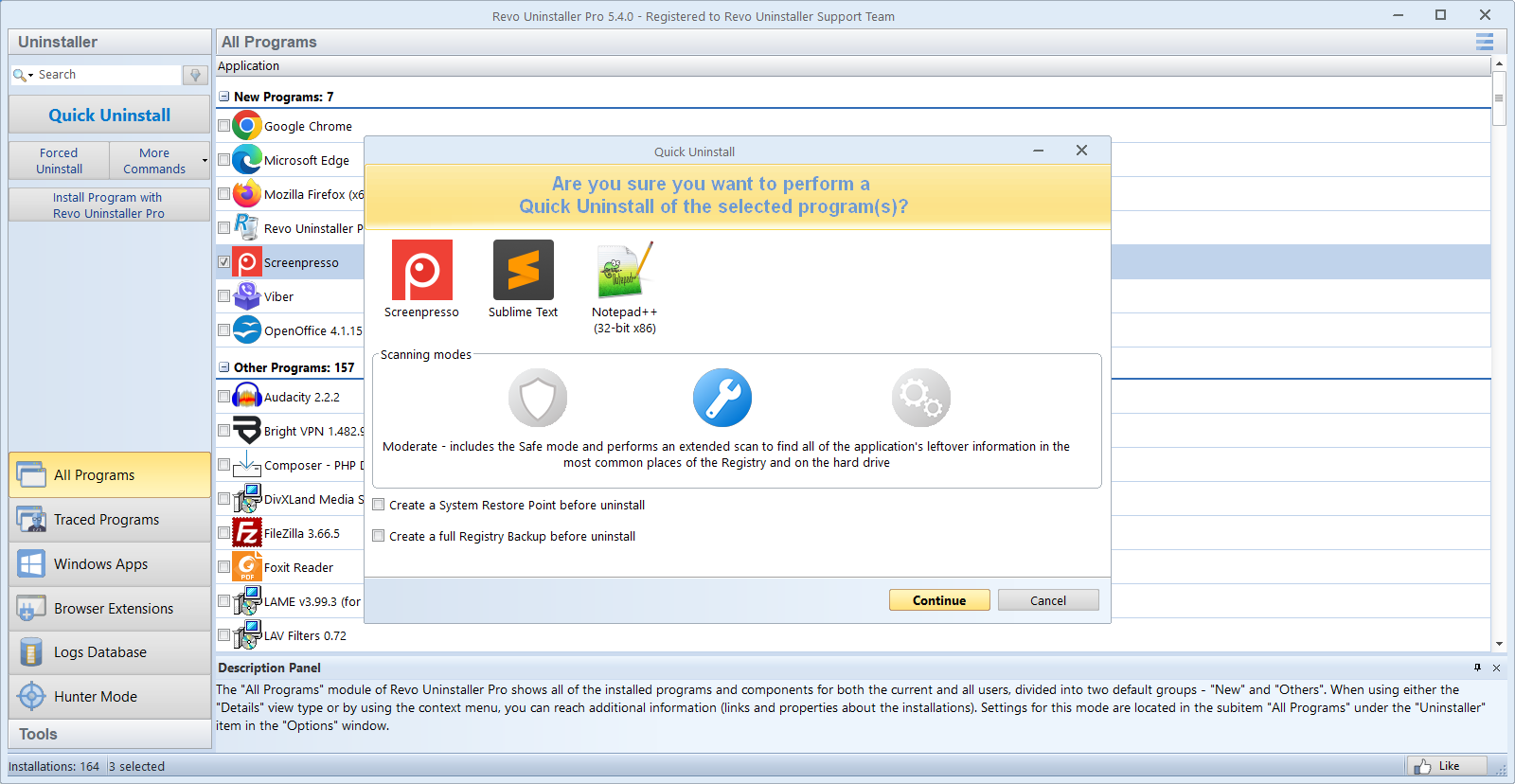 Revo Uninstaller: Autorun Manager